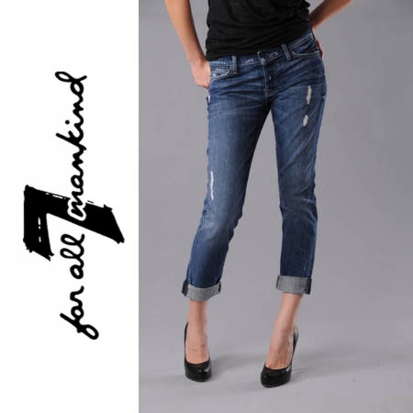 7 For All Mankind Denim - 7 FOR ALL MANKIND JOSEFINA BOYFRIEND STRAIGHT LEG